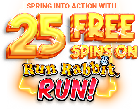 Heavy Chips 25 Free Spins on Run Rabbit, Run